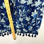 Blue Island Swimsuit Cover Up Dress Womens Medium Blue Floral Beacy Vacation Photo 3