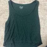 Youngla cropped green tank size small Photo 0