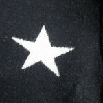 Rachel Zoe BLACK W/WHITE STARS WARM&THICK CREW NECK SWEATER SZ MEDIUM Photo 10