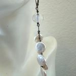 Sterling Silver & Freshwater Pearl Dangle Earrings Photo 8