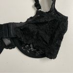 Smart & Sexy Smart Sexy Bra Lace Underwire Unlined Semi Sheer Adjustable Diamond Bow Black Photo 7