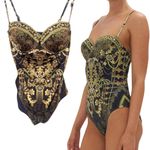 Camilla NWT bathing Suit The Night Is Noir Underwire D Cup size. 6 Sold out! Photo 2