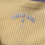 Year Of Ours Ribbed V Waist Bike Shorts Color Soltice Size Medium Yellow Photo 4