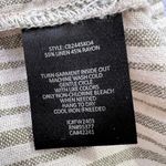 Sanctuary Linen Blend Striped Blouse Balloon Sleeve Lightweight Top Boxy Size L Photo 4