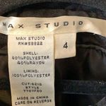Max Studio  Black Brocade Jacket Size 4 Photo 1