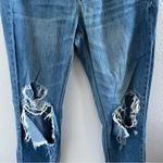 American Eagle  Hi-Rise Tom Girl Super Distressed Extra Long 6 XLong Photo 7