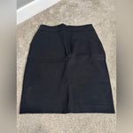 J. Crew Factory Viscose Black Pencil Skirt Pockets Academia Preppy Interview 4 Photo 3