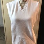 American Apparel NWOT white V-neck top women’s Photo 8