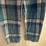 secret treasures Womens Soft Flannel Blue Plaid Pajama Lounge Pants M 8 10 Photo 2