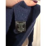 Skull Cashmere  Amber navy 100% cashmere pink skull sweater m Photo 5