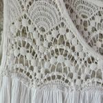 Jessica Taylor White Embroidered Dress/Beach Coverup Size L Boho Peasant Size L Photo 1