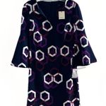 Trina Turk  size xsmall multicolor geometric print sleeves dress Photo 4