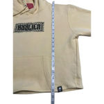 Ayylien Cropped Hoodie Size Small Yellow Hooded Sweatshirt Comfy Soft Photo 5