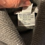 Talbots  Petites Wool Blend Cropped Sweater Sz MP Short Sleeve Sparkly Turtleneck Photo 5