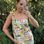 J.Crew Y2k cottagecore  yellow and pink plaid tank top sz s Photo 1