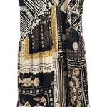 Isabel Marant Etoile Sabba Strappy Bandana Print Midi Dress Black Ochre Size 10 Photo 3