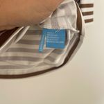 J. McLaughlin $148 Striped Wavesong Striped Top 3/4 Sleeve Brown White Size XL Photo 4