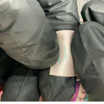 AQUA  100% Silk V-Neck Dress Photo 5