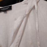 Jones New York Linen Hooded Button Up Front Beach Relaxed Fit Lightweight Jacket Photo 2