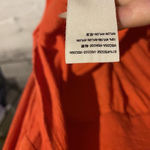 Free People  red/orange v neck top with wrap details  Photo 4