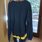Good American NWT  Black Thermal Boyfriend Waffle Top Size 4X (6) Photo 6