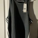 Adidas : Athletic Wear for women Tank Top.
Grey with White Stripes. Size:XL Photo 0