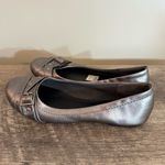 American Eagle Metallic Slip On Flats Shoes Women’s Size 9 Buckle Detail Photo 2