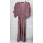 Lulus Long Duster Hippie Boho Festival Womens Medium Pink Lace Coquette Photo 7