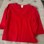 Christopher & Banks Vintage Christopher‎ & Banks Surplice Top Photo 7