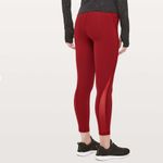 Lululemon  Train Times 7/8 Pant *25" Dark Sport Red Sz 4 Photo 1