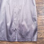 Black Halo  • two tone cocktail dress sheath beige taupe chiffon ruffle sleeves Photo 7