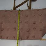 Deux Lux  Womens Handbag Tote Blush Pink boho preppy chic pom poms Photo 8