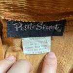 Petite Street High Waisted Corduroy Pants Women Size 5 Caramel Flare Leg Orange Photo 1