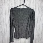 n:philanthropy Womens Size M  Delia Black Silver Metallic Top NWT Photo 5