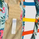 Cacique Swim Suit Set 38D Lined Bra Top Size 14 High Waisted Brief Hawaiian Photo 5