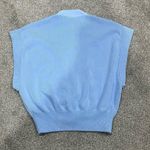 ❤️Sleeveless tank crop blue periwinkle cardigan❤️ Size M Photo 1