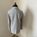 Drew EUC‎  Gray Blazer with detachable Leather Dixie, M Photo 5