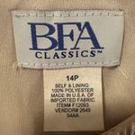 BFA Classic Cream/Light Pink Asymmetrical Dress Size 14P Photo 2