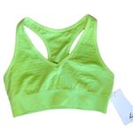 Zella NWT Z BY Aspire Seamless Bra IN GREEN TOMATO Photo 1