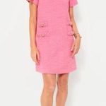 TUCKERNUCK light Pink Tweed Jackie Tweed Dress NEW Size M Photo 0