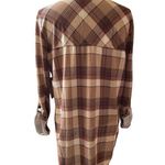 Eden & Olivia • Knit Top Shirt Button Long Sleeve Roll Photo 1