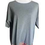 LuLaRoe Womens  Tribal Boho Tipped Irma Shirt Tunic - Sz S Photo 0