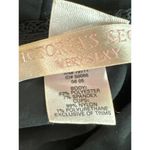 Victoria's Secret  Very Sexy Black Lace Chemise Medium Y2K Vintage Strappy Cutout Photo 4