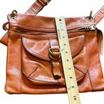 Fossil Women's Burnt Orange Leather Crossbody Bag Casual Style Photo 9
