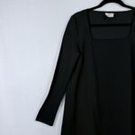 Tuckernuck Black Long Sleeve Mini A-Line Square Neck Middleton Dress Size M Photo 4