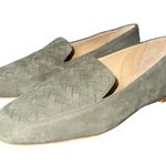 Talbots  women’s Tuscan Olive Suede Stella Flat\ loafers size 8M Photo 3