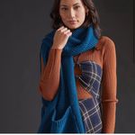 Anthropologie NWT PILCRO Fringed Knit Pocket
Blue Scarf Photo 4