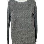 Gap V Neck Women's Medium Switchback Pullover Sweater Marled Charcoal Photo 2