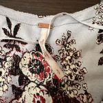 Free People  Speak Easy light blue floral v-neck bell-sleeve top size S Photo 7
