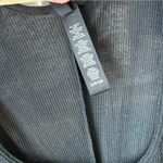 SKIMS  ribbed midi maxi dress scoop neck cotton sleeveless tank soot Photo 6